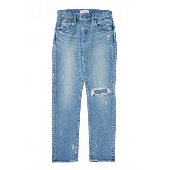 NEW MOUSSY fairview slim straight jean in light blue